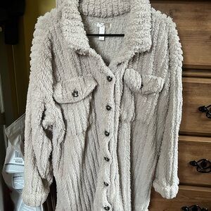 NYC Taupe Teddy Jacket